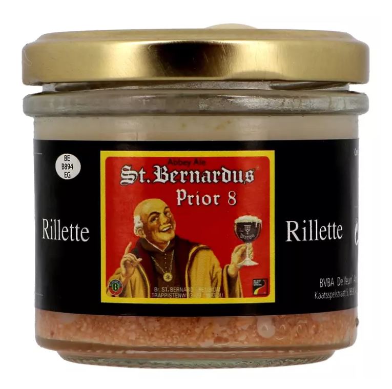 St. Bernardus Tripel Rillette 100g in glazen pot