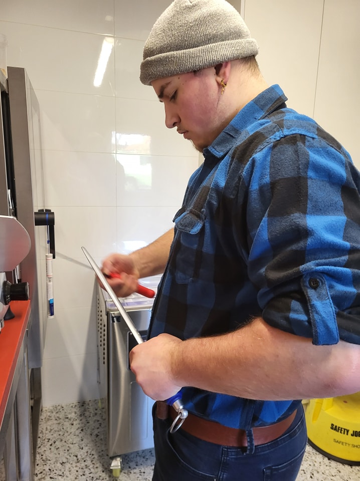 Memphis de slager aan werk