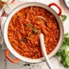 Vers bereide saus voor pasta of lasagne
