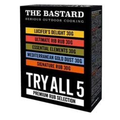 the bastard bbq rub try all 5