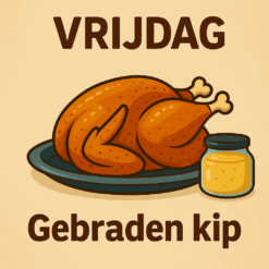 gebraden kip vrijdag