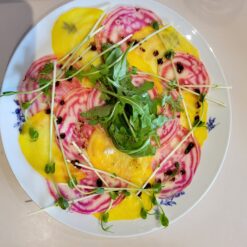 Bietencarpaccio Deluxe (veggie) (+3euro waarborg)