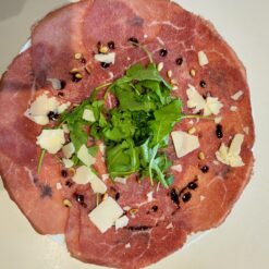 Rundscarpaccio (+3euro waarborg)